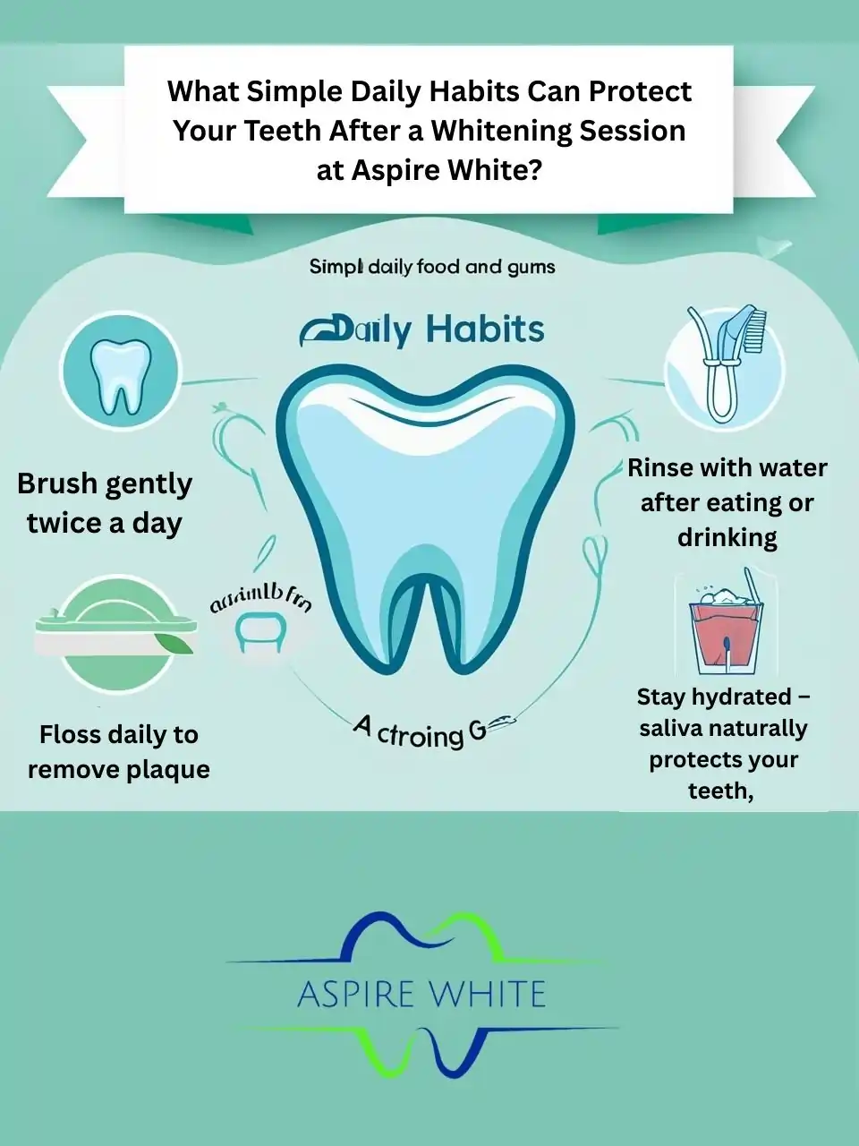 What Simple Daily Habits Can Protect Your Teeth After a Whitening Session at Aspire White Watford